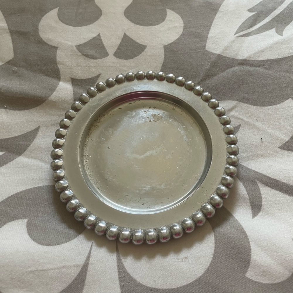 Mariposa String of Pearls small candle holder